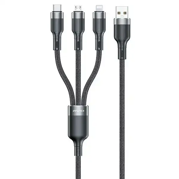 Awei CL-975 3in1 Multifunctional Fast Charging Cable
